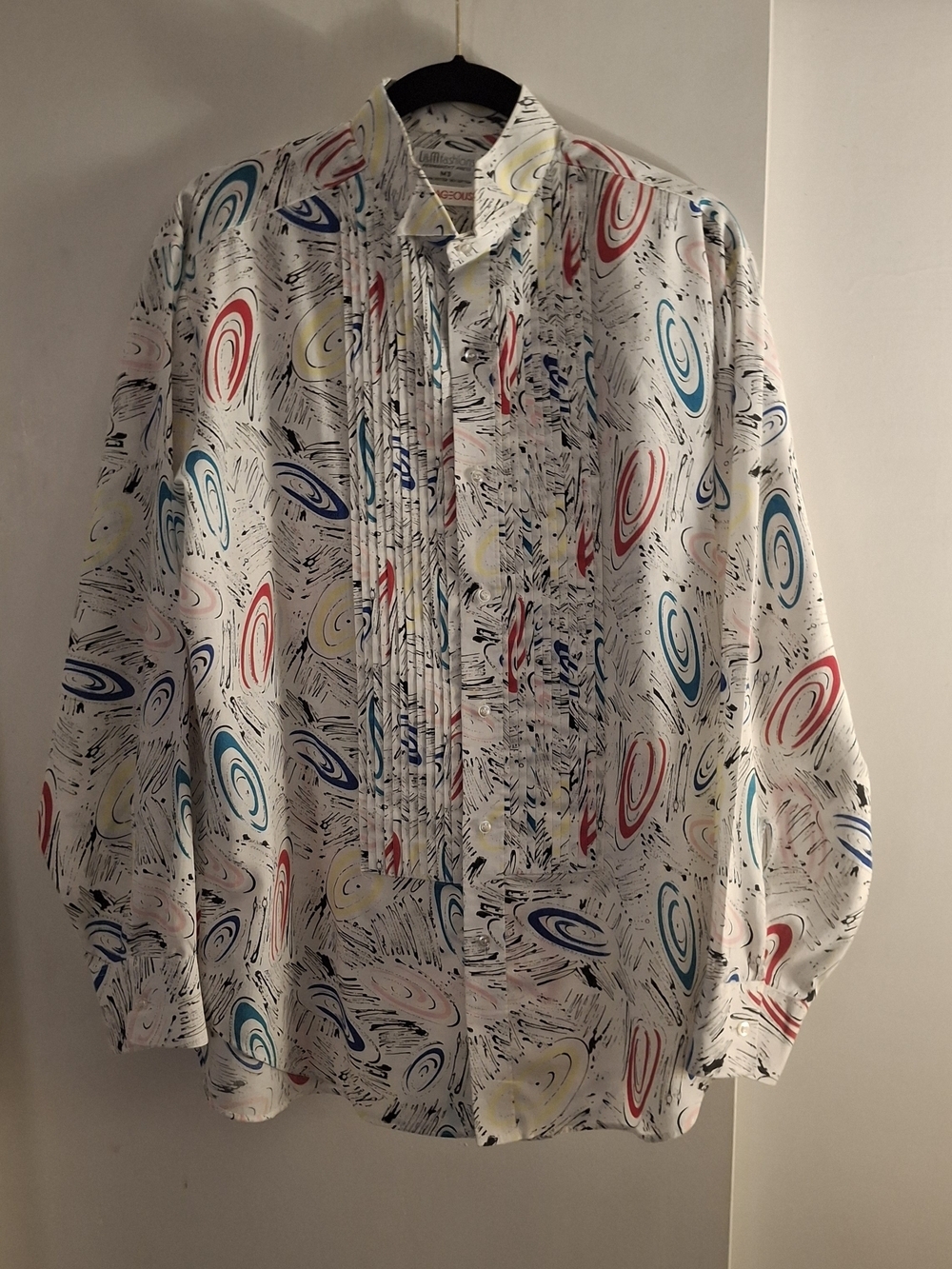 L&M Fashions White Printed Lightweight Women's Long Sleeve Shirt